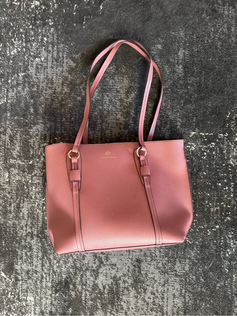 Nanette Lepore Dusty Pink Pebbled Leather Tote